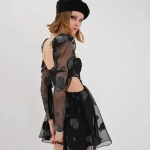 For Love And Lemons | Dresses | For Love And Lemons Black Long Sleeve Dress  | Poshmark